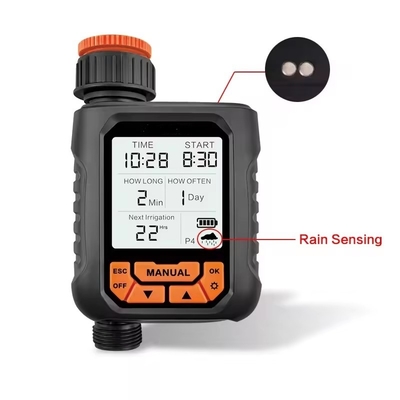 Grote lcd-scherm watertimer waterdicht huis tuin irrigatie regenval timer